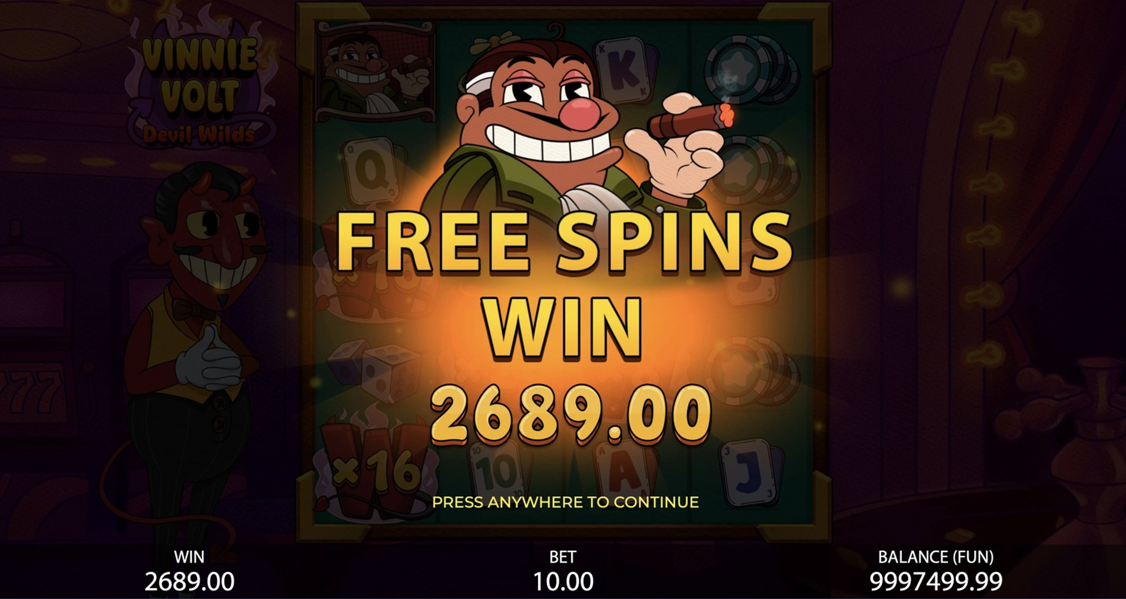 Vinnie Volt: Devil Wilds Slot - 3 - BitStarz Casino