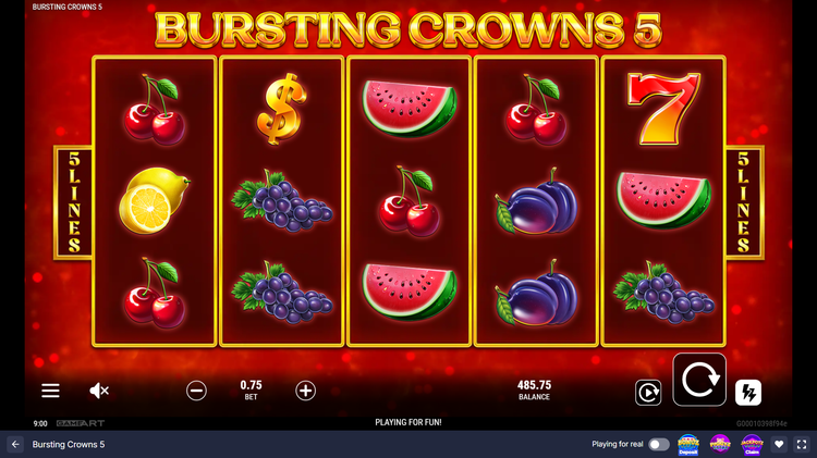 Bursting Crowns 5 Slot - 1 - BitStarz Casino