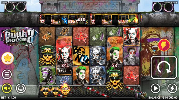 Punk Rocker 3 Slot - 1 - BitStarz Casino