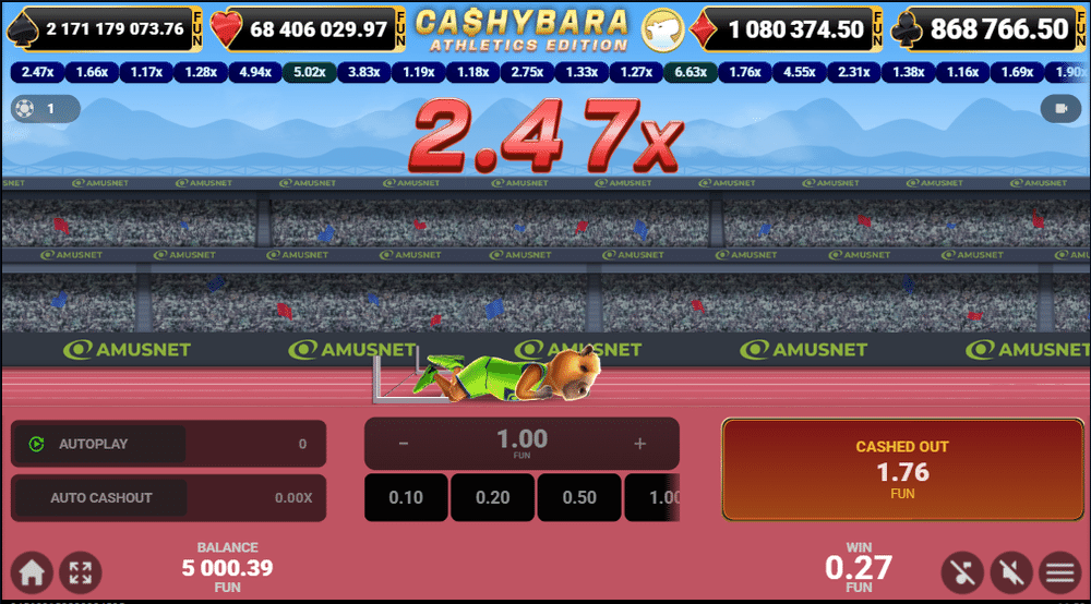 Cashybara Athletics Edition - 2 - BitStarz Casino