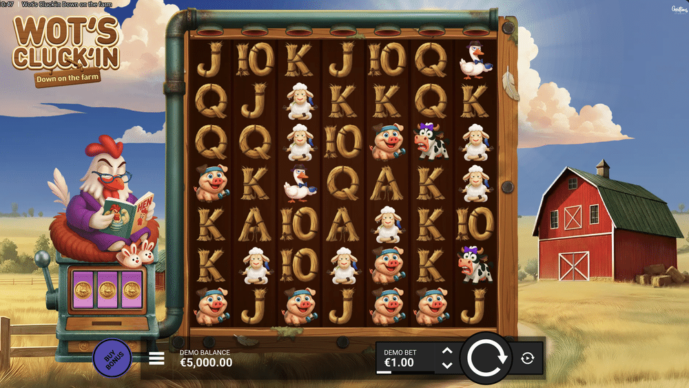 Wot's Cluck'in Down on the Farm Slot - 1 - BitStarz Casino
