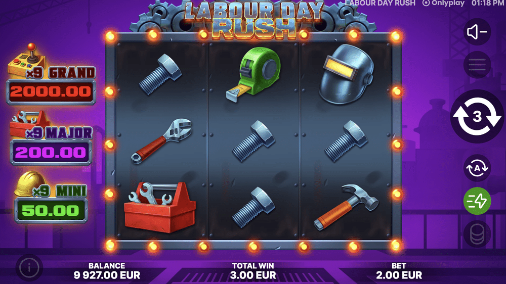 Labour Day Rush Slot - 1 - BitStarz Casino