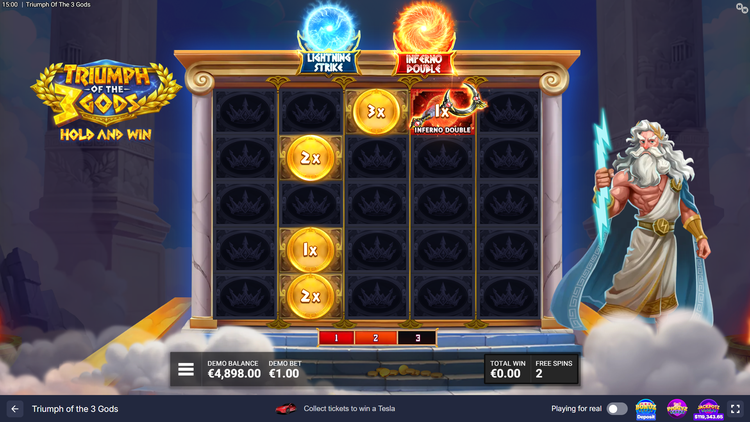 Triumph of the 3 Gods Slot - 2 - BitStarz Casino