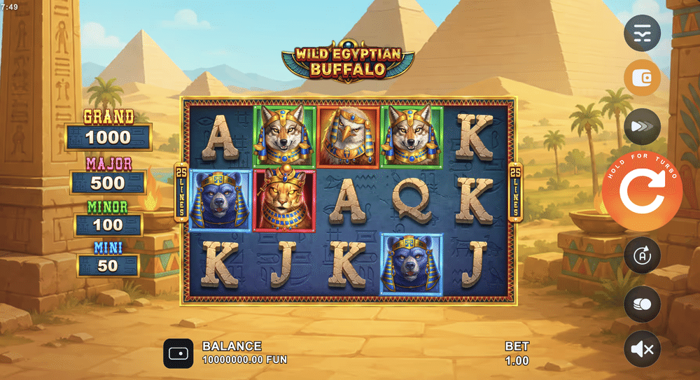 Wild Egyptian Buffalo Slot - 1 - BitStarz Casino