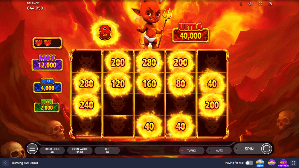 Burning Hell 3000 Slot - 2 - BitStarz Casino