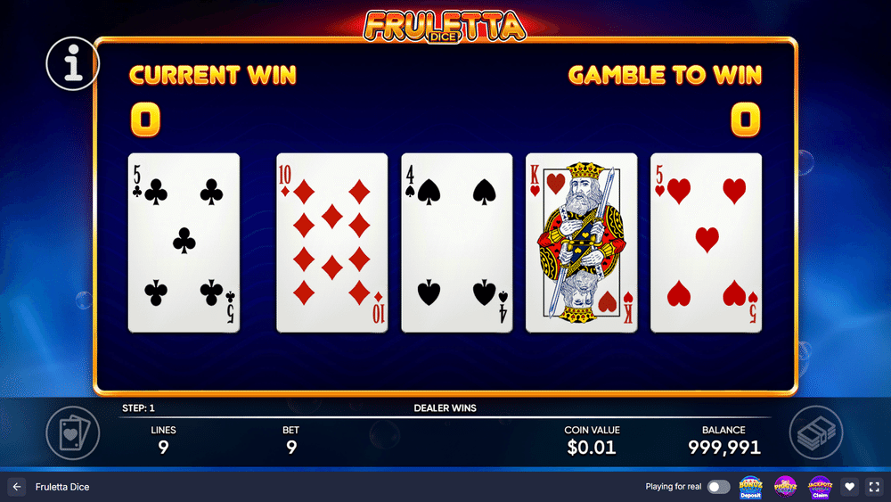 Fruletta Dice Slot - 2 - BitStarz Casino