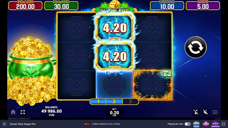 Clover Dice Super Pot Slot - 3 - BitStarz Casino