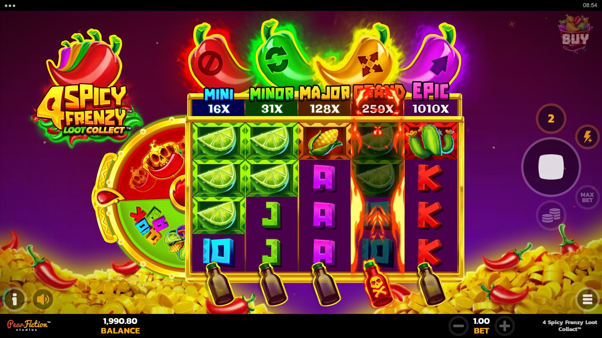 4 Spicy Frenzy Loot Collect Slot - 1 - BitStarz Casino
