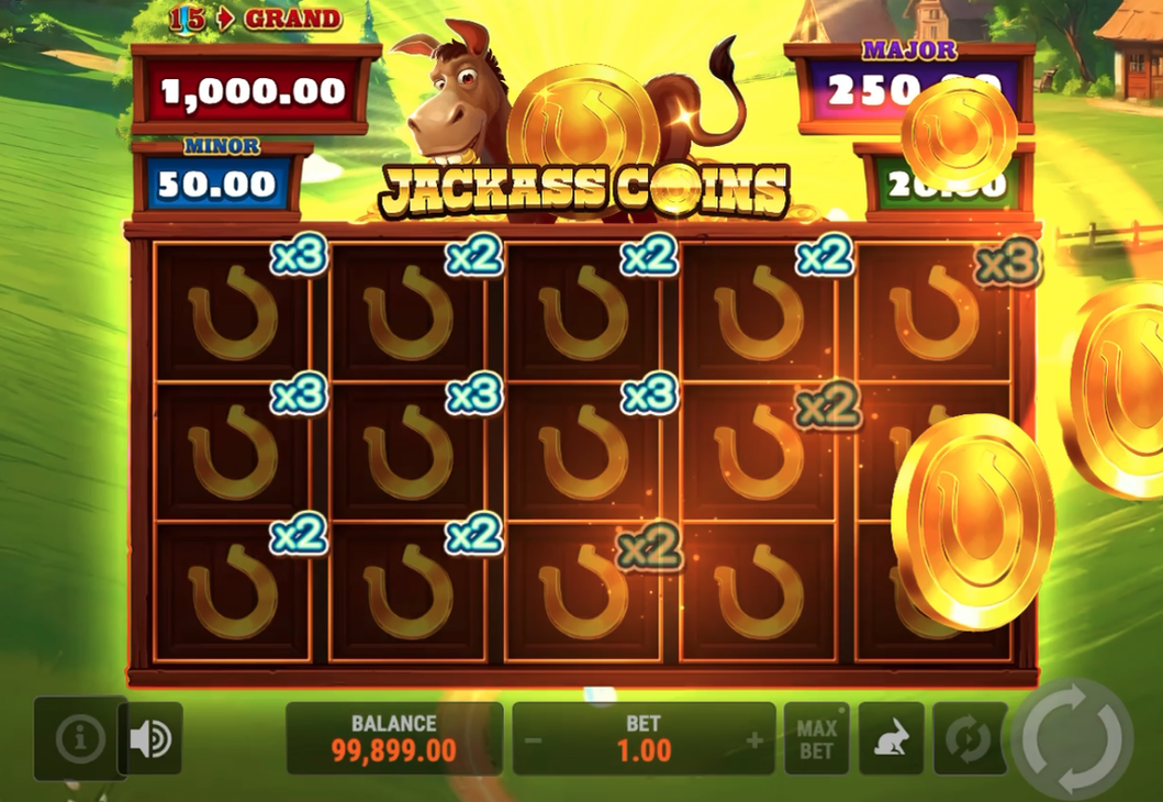 Jackass Coins Hold & Win Buy Bonus Slot - 2 - BitStarz Casino