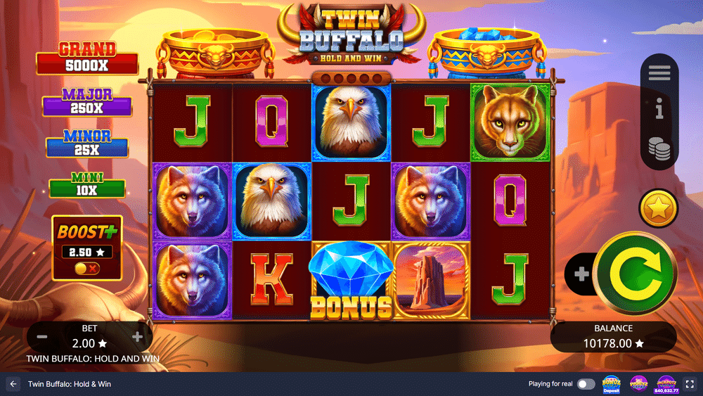 Twin Buffalo: Hold & Win Slot - 1 - BitStarz Casino