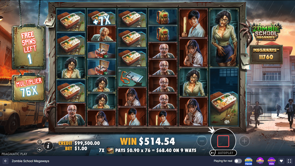 Zombie School Megaways Slot - 3 - BitStarz Casino