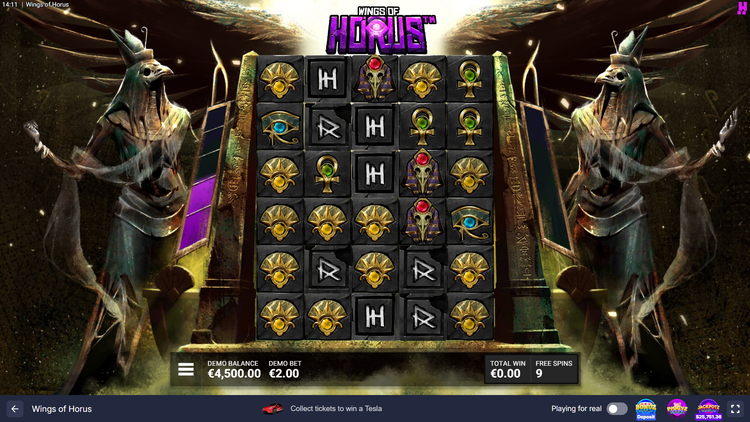 Wings of Horus Slot - 3 - BitStarz Casino