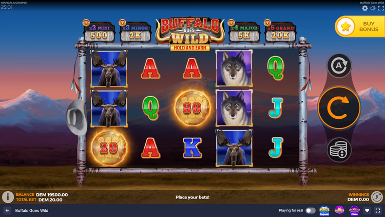 Buffalo Goes Wild Slot - 1 - BitStarz Casino