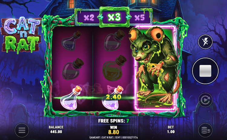 Cat 'n Rat Slot - 3 - BitStarz Casino