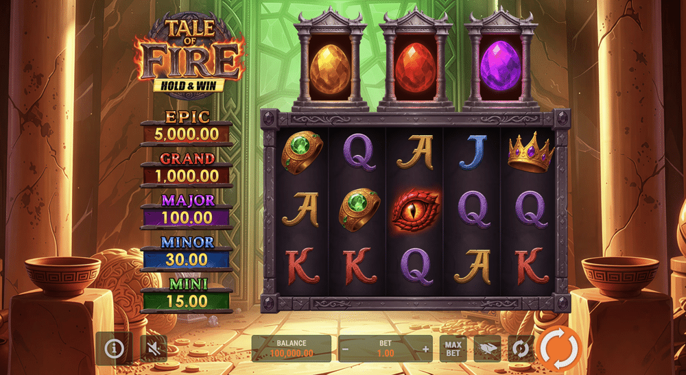 Tale of Fire Hold & Win Slot - 1 - BitStarz Casino