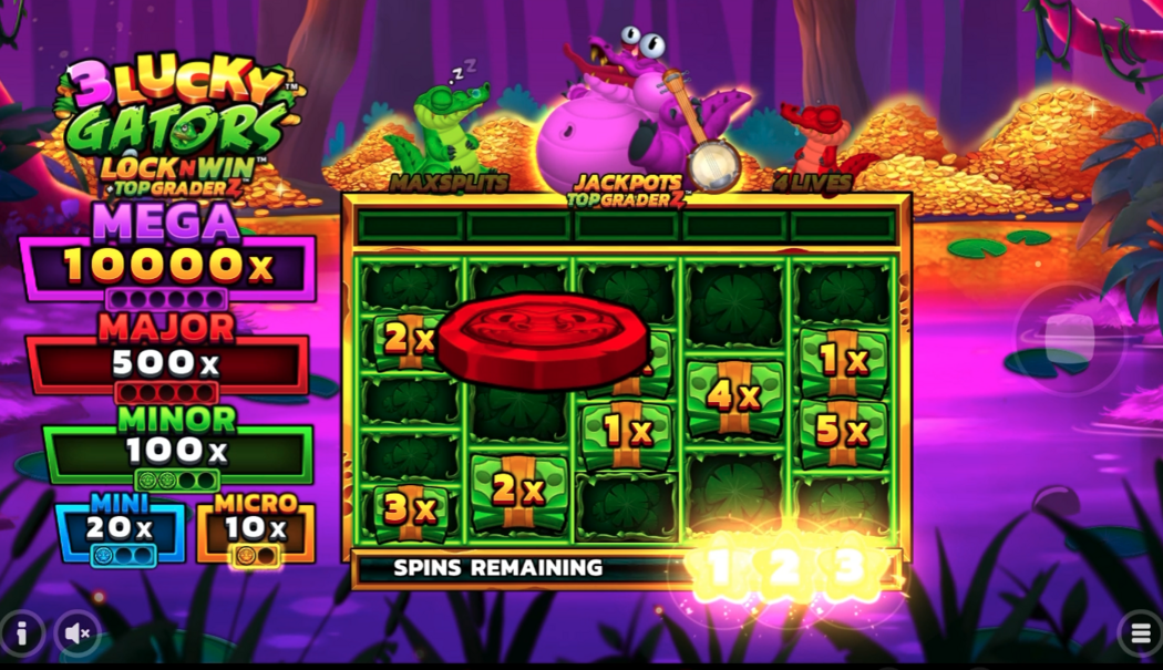 3 Lucky Gators Slot - 2 - BitStarz Casino