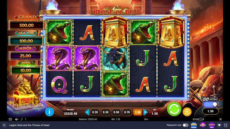 Legion Gold and the Throne of Dead Slot - 1 - BitStarz Casino