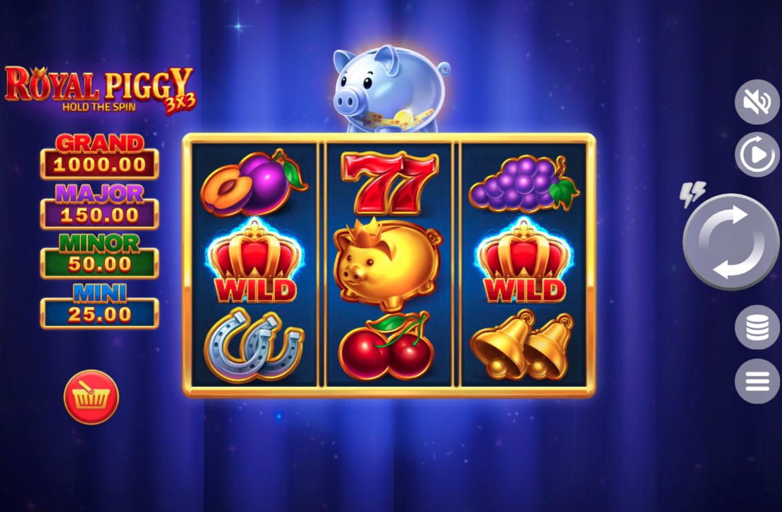 3x3 Royal Piggy Hold the Spin Slot - 1 - BitStarz Casino