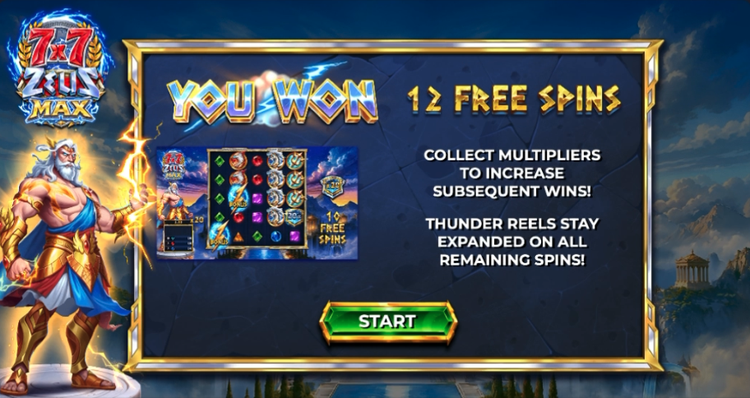 7x7 Zeus Max Slot - 2 - BitStarz Casino