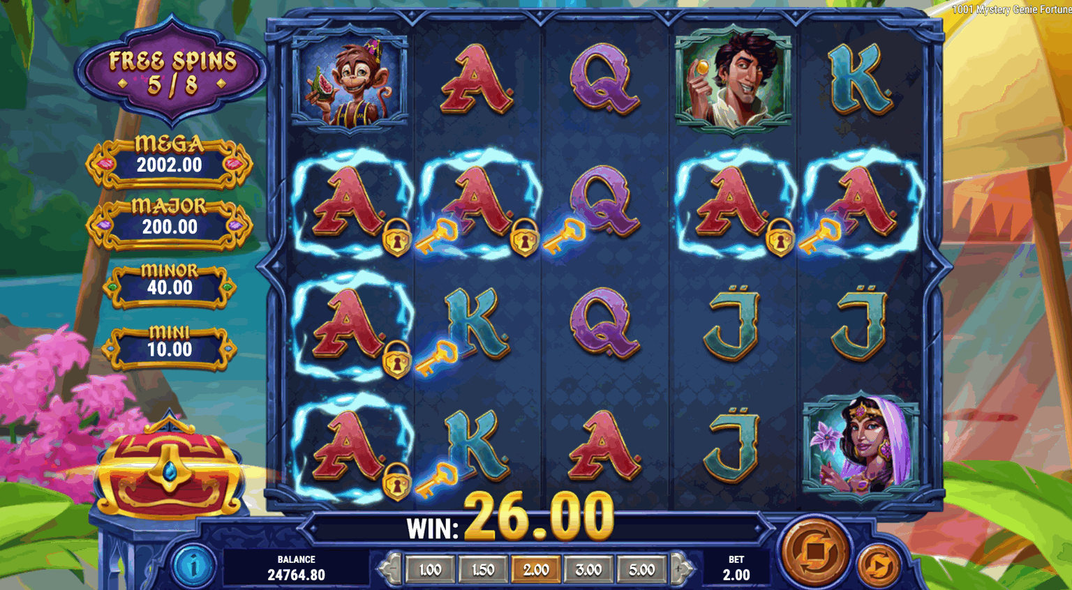 1001 Mystery Genie Fortune Slot - 3 - BitStarz Casino