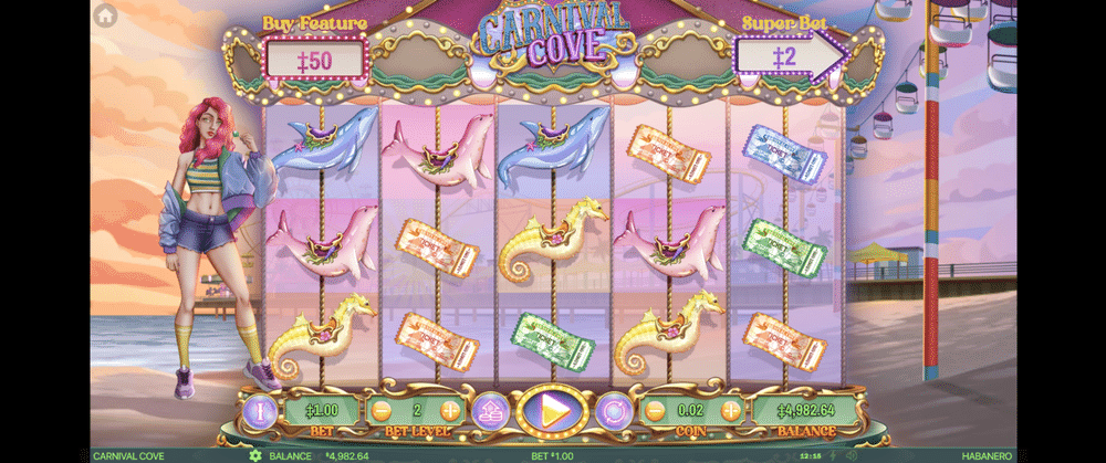 Carnival Cove Slot - 1 - BitStarz Casino