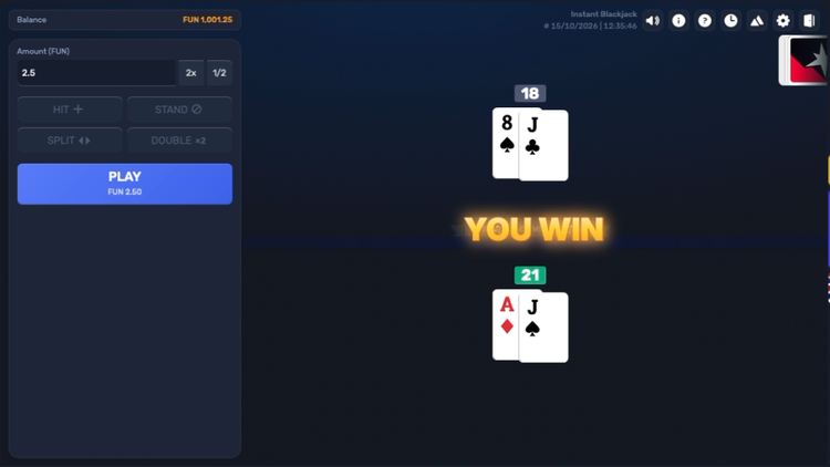 Instant Blackjack - 1 - BitStarz Casino