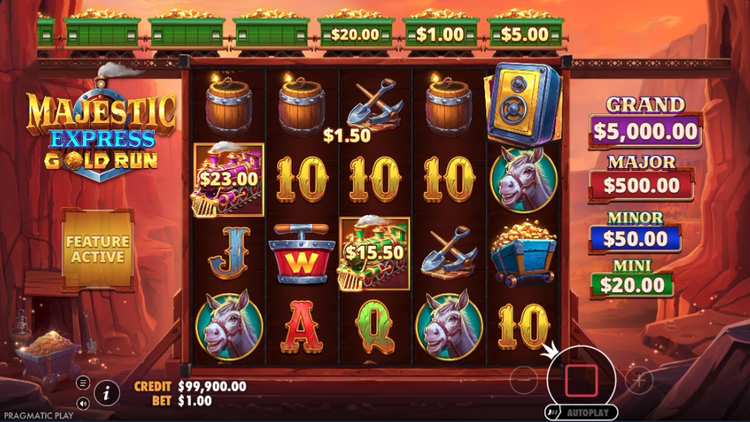 Majestic Express Gold Run Slot - 2 - BitStarz Casino