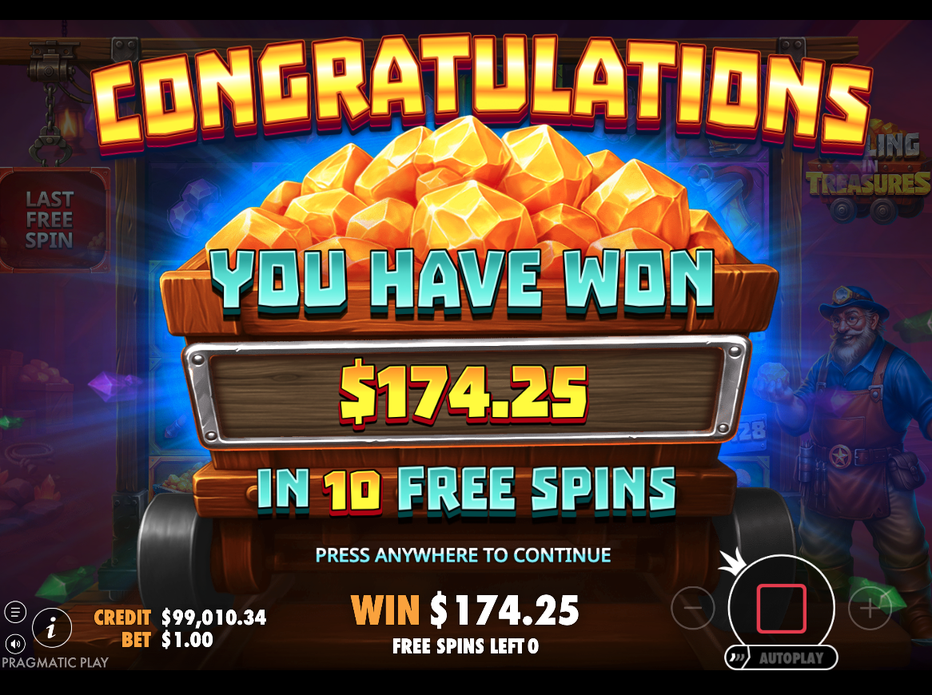 Rolling in Treasures Slot - 2 - BitStarz Casino