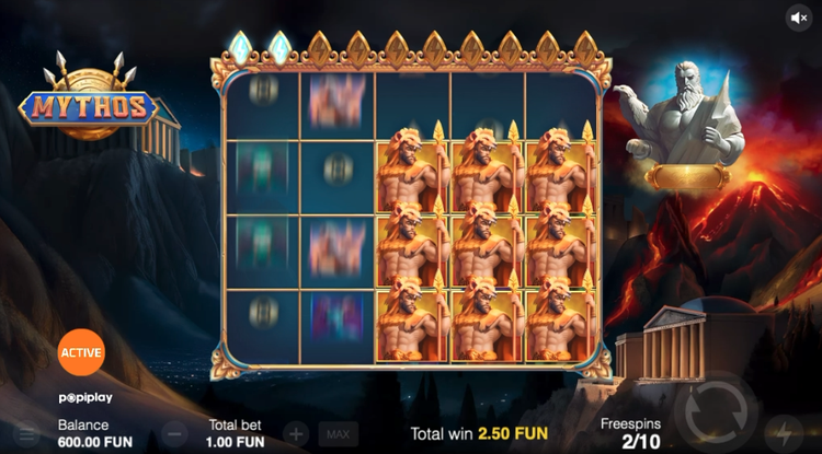 Mythos Slot - 2 - BitStarz Casino