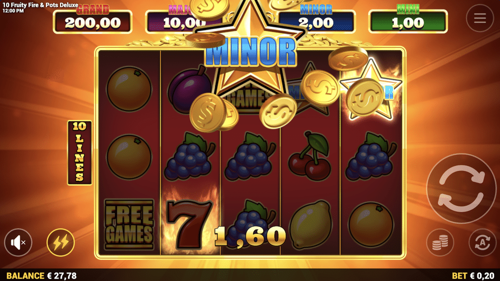 10 Fruity Fire & Pots Deluxe Slot - 1 - BitStarz Casino