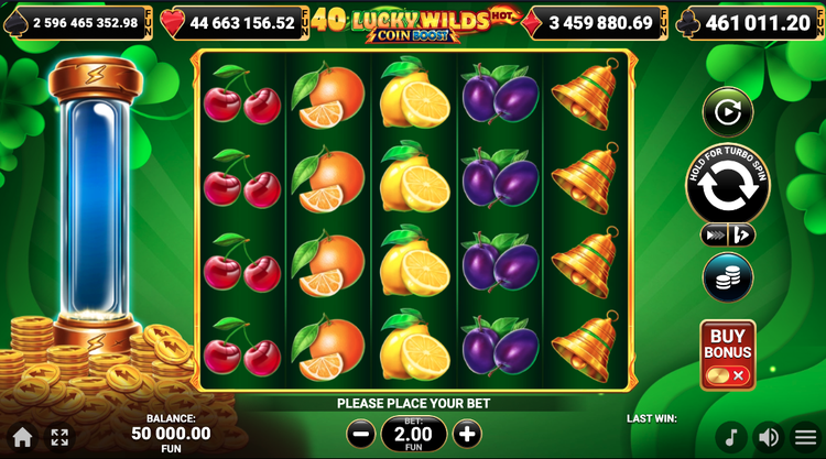 40 Lucky Wilds Hot Coin Boost Slot - 1 - BitStarz Casino