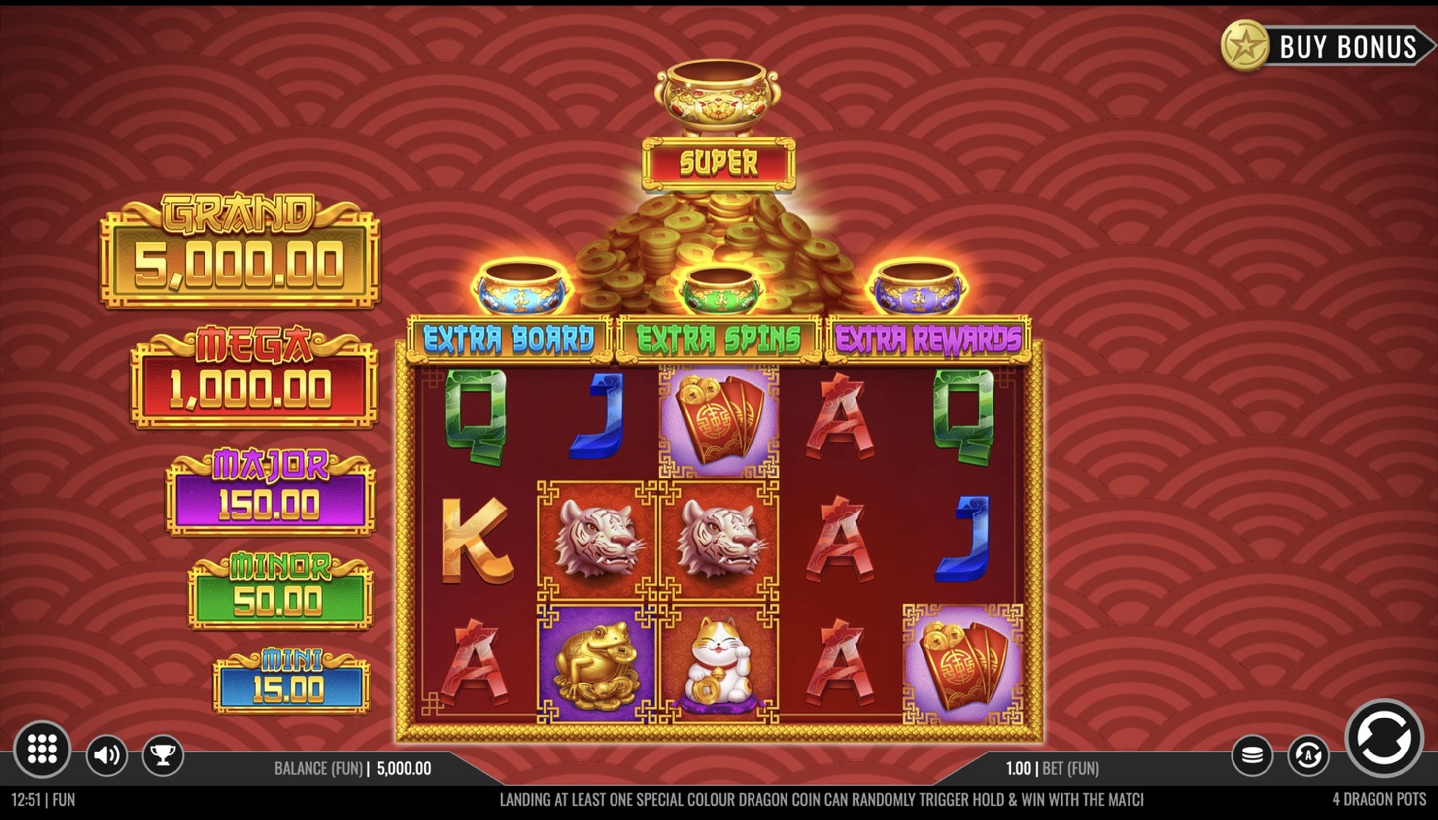 4 Dragon Pots Slot - 1 - BitStarz Casino