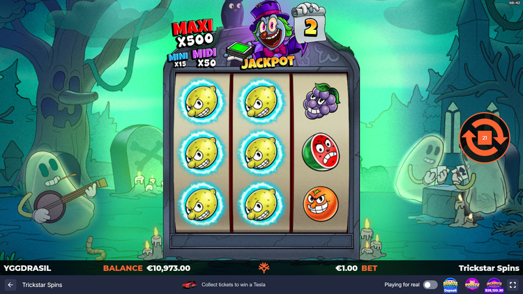 Trickstar Spins Slot - 3 - BitStarz Casino
