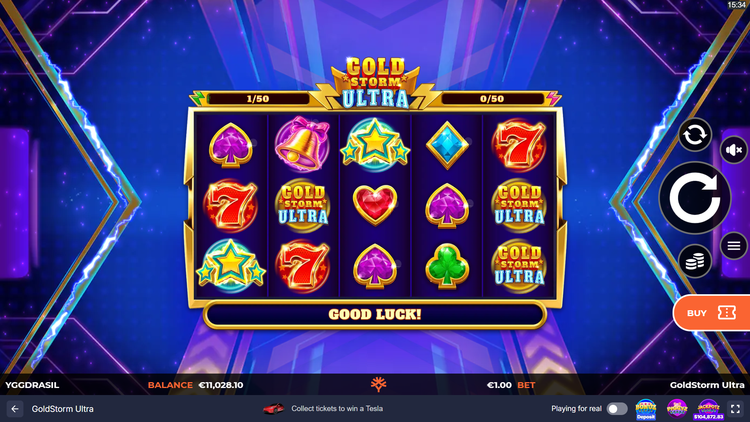 GoldStorm Ultra Slot - 1 - BitStarz Casino