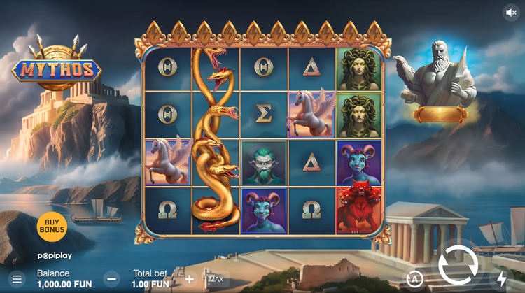 Mythos Slot - 1 - BitStarz Casino