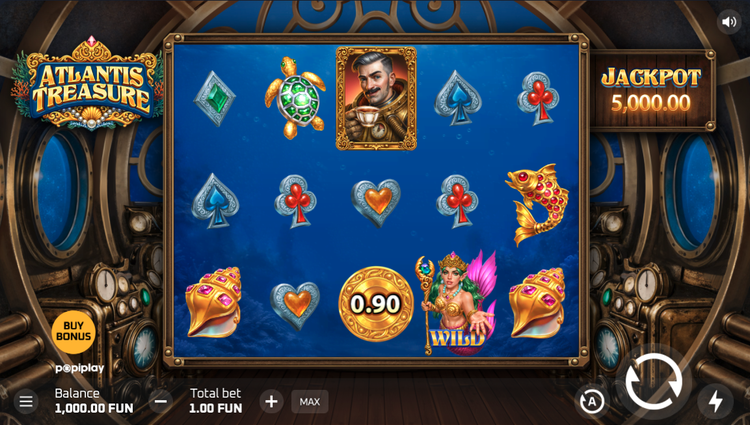 Atlantis Treasure Slot - 1 - BitStarz Casino
