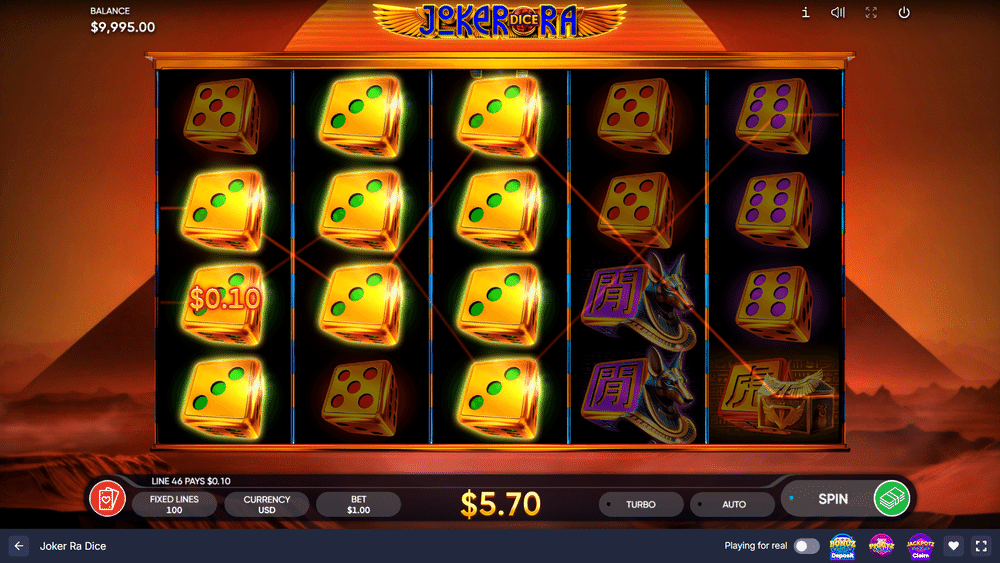 Joker Ra Dice Slot - 2 - BitStarz Casino