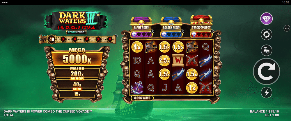 Dark Waters III Power Combo The Cursed Voyage Slot - 1 - BitStarz Casino