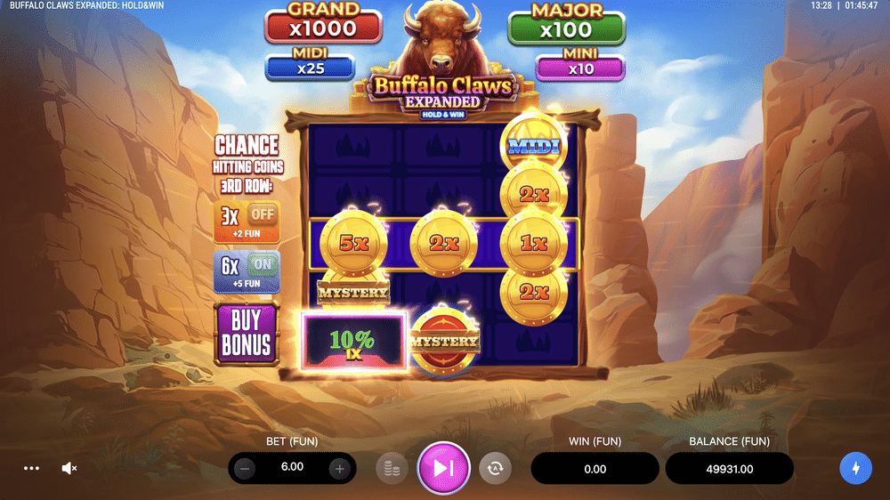 Buffalo Claws Expanded Hold & Win Slot - 2 - BitStarz Casino