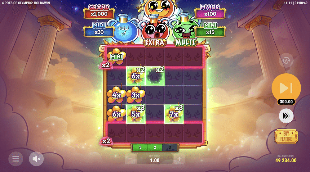 4 Pots of Olympus: Hold & Win Slot - 3 - BitStarz Casino