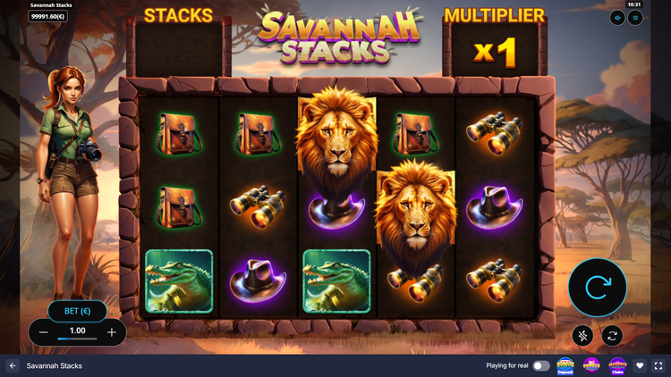 Savannah Stacks Slot - 1 - BitStarz Casino
