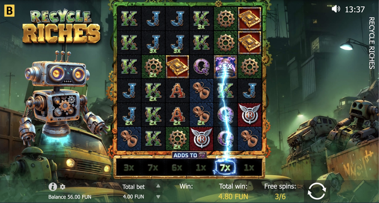 Recycle Riches Slot - 2 - BitStarz Casino