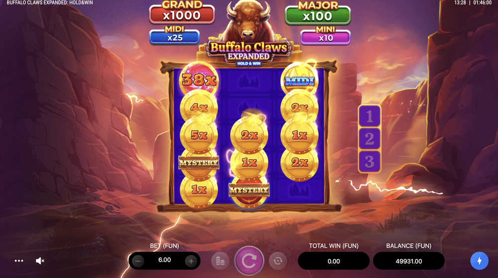 Buffalo Claws Expanded Hold & Win Slot - 3 - BitStarz Casino