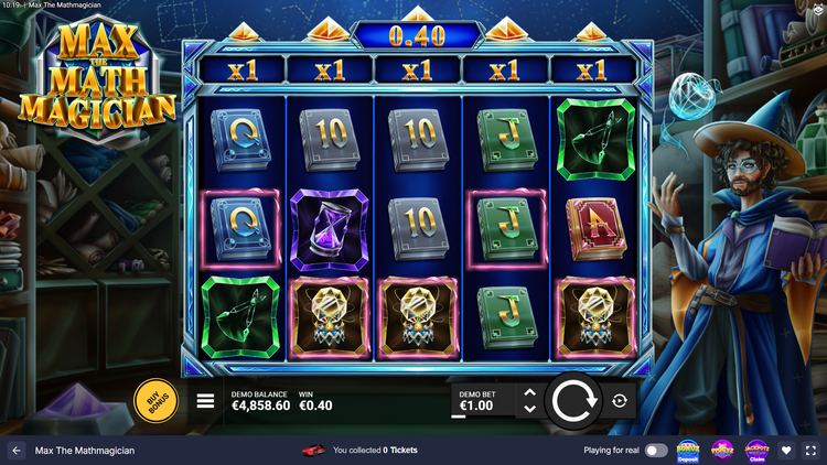 Max The Mathmagician Slot - 1 - BitStarz Casino