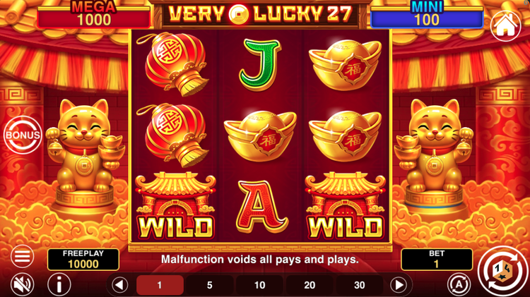 Very Lucky 27 Hold And Win Slot - 1 - BitStarz Casino