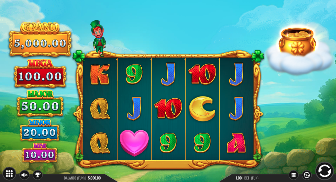 Leprechaun Charms Rainbow Jackpot Slot - 1 - BitStarz Casino
