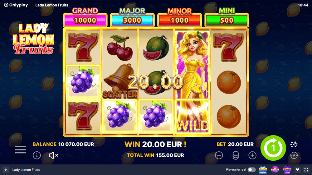 Lady Lemon Fruits Slot - 2 - BitStarz Casino