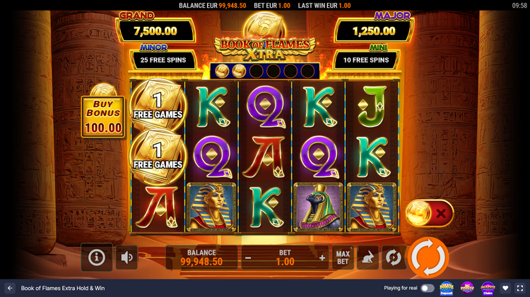 Book of Flames Extra Hold & Win Slot - 1 - BitStarz Casino