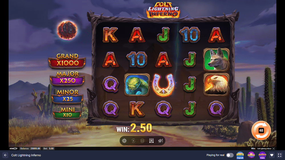 Colt Lightning Inferno Slot - 2 - BitStarz Casino