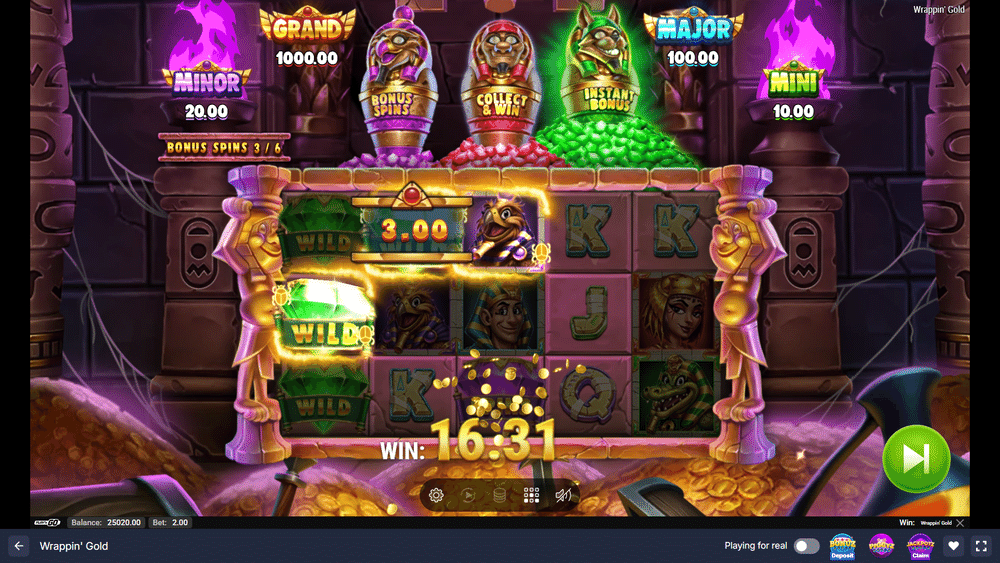 Wrappin' Gold Slot - 3 - BitStarz Casino